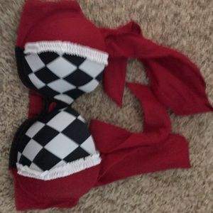 QUEEN OF HEARTS (bikini top)